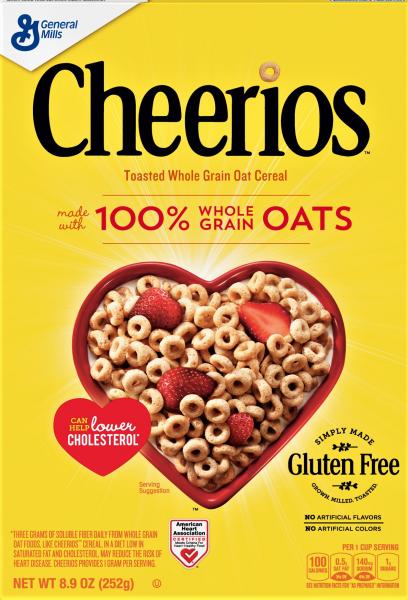 General Mills CHEERIOS 'Original' 100% Whole Grain Oats Cerealien 252 gr